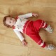 Baby Christmas Knitted Sleeveless Romper 82W303