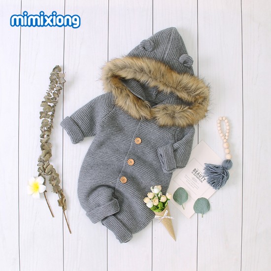 Mimixiong Baby Knitted Romper 82W479