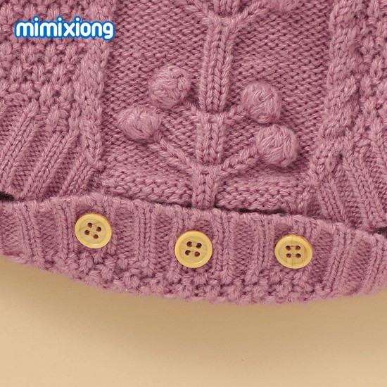 Mimixiong Baby Knitted Sleeveless Romper 82W825