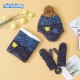 Mimixiong Baby Knitted Hat Scarf Gloves Set 82W243