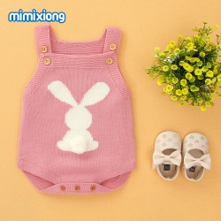 Mimixiong Baby Knitted Sleeveless Romper 82W280