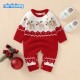 Mimixiong Baby Knitted Christmas Romper 82W301