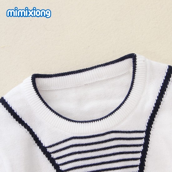 Mimixiong 100% Cotton Baby Knitted Girl Dress 82W380