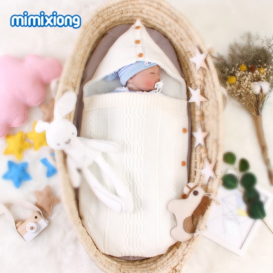 Mimixiong Baby Knitted Sleeping Bag 82W417