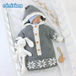 Mimixiong Baby Knitted Sleeping Bag 82W421