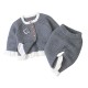 Mimixiong Baby Knitted 2pc Clothing Coat Pants Set 82W449-461