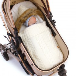 Mimixiong Baby Knitted Sleeping Bag 82W478