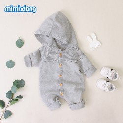 Mimixiong 100% Cotton Baby Knitted Romper 82W499