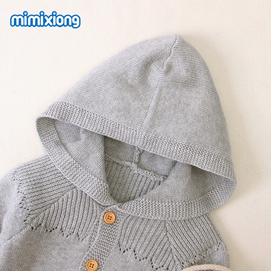 Mimixiong 100% Cotton Baby Knitted Romper 82W499
