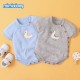 100% Cotton Baby Knitted Short Sleeve Romper 82W501