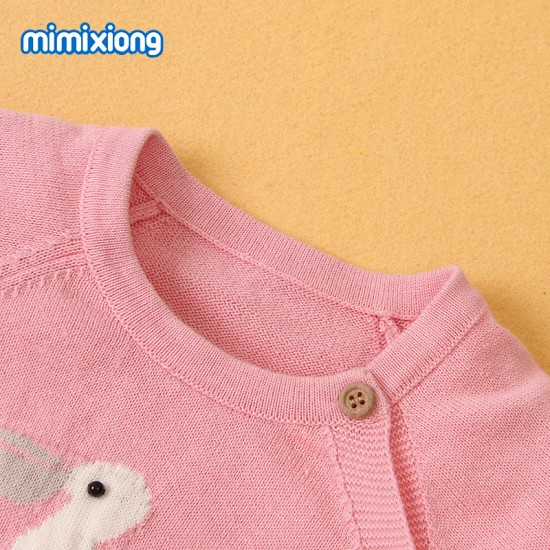100% Cotton Baby Knitted Short Sleeve Romper 82W501
