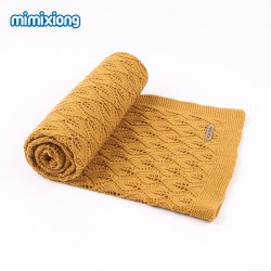 Mimixiong 100% Cotton Baby Knitted Blankets 82W513