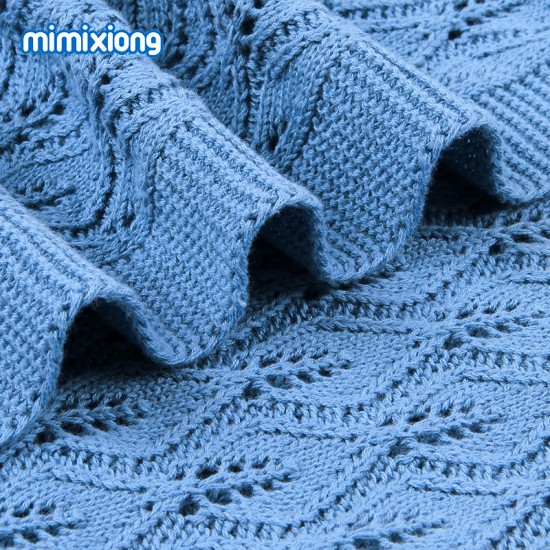 Mimixiong 100% Cotton Baby Knitted Blankets 82W513