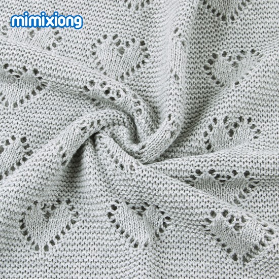 Mimixiong 100% Cotton Baby Knitted Blankets 82W515