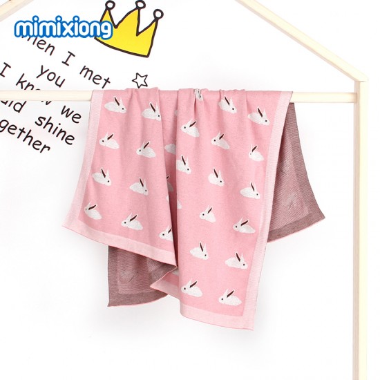Mimixiong 100% Cotton Baby Knitted Blankets 82W519