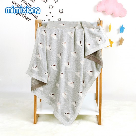 Mimixiong 100% Cotton Baby Knitted Blankets 82W519