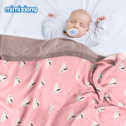 Mimixiong 100% Cotton Baby Knitted Blankets 82W519