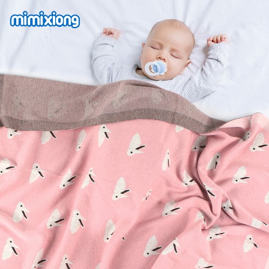 Mimixiong 100% Cotton Baby Knitted Blankets 82W519