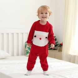 Mimixiong Baby Knitted Christmas Romper 82W554