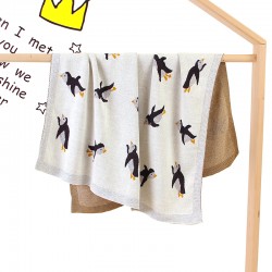 Mimixiong 100% Cotton Baby Knitted Blankets 82W576