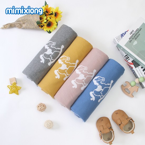 Mimixiong 100% Cotton Baby Knitted Blankets 82W599