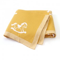 Mimixiong 100% Cotton Baby Knitted Blankets 82W599