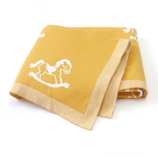Mimixiong 100% Cotton Baby Knitted Blankets 82W599