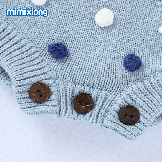 100% Cotton Baby Knitted Sleeveless Romper 82W622