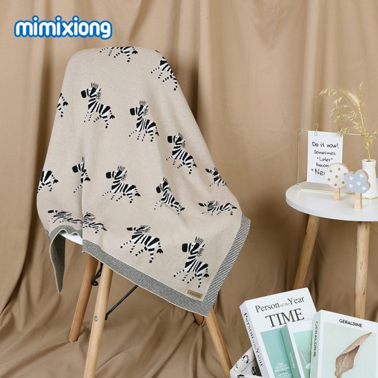 Mimixiong 100% Cotton Baby Knitted Blankets 82W628