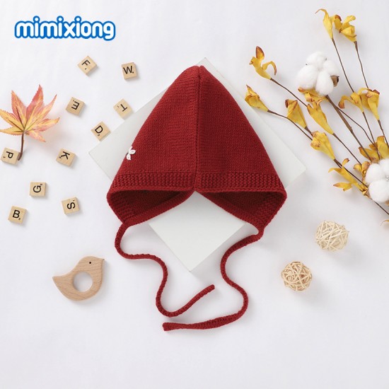 Mimixiong Baby Knitted Romper Coat Hat 3pc Clothing Set 82W639-641-642