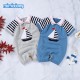 100% Cotton Baby Knitted Short Sleeve Romper 82W711