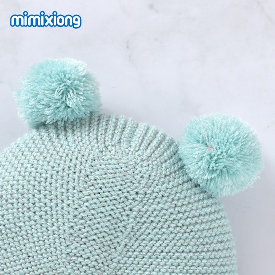 Mimixiong Baby Knitted Romper Hat 2pc Clothing Set 82W720-723