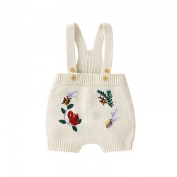 Baby Knitted Sleeveless Romper 82W726