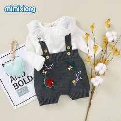 Baby Knitted Sleeveless Romper 82W726
