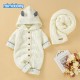 Mimixiong Baby Knitted Romper Blanket 2pc Clothing Set 82W729-730