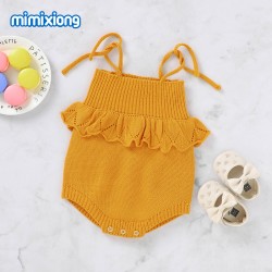 Baby Knitted Sleeveless Romper 82W747