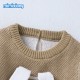 Mimixiong 100% Cotton Baby Knitted Romper Blanket Hat 3pcs Clothing Set 82W802-806