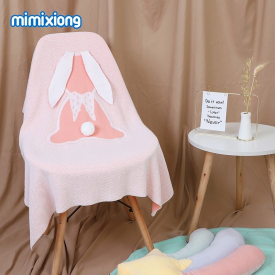 Mimixiong 100% Cotton Baby Knitted Blankets 82W802
