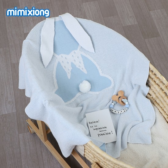 Mimixiong 100% Cotton Baby Knitted Blankets 82W802