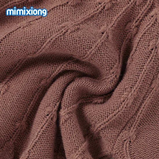 Mimixiong Baby Knitted Coat Hat 2pc Clothing Set 82W812-815