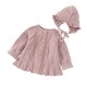 Mimixiong Baby Knitted Coat Hat 2pc Clothing Set 82W812-815