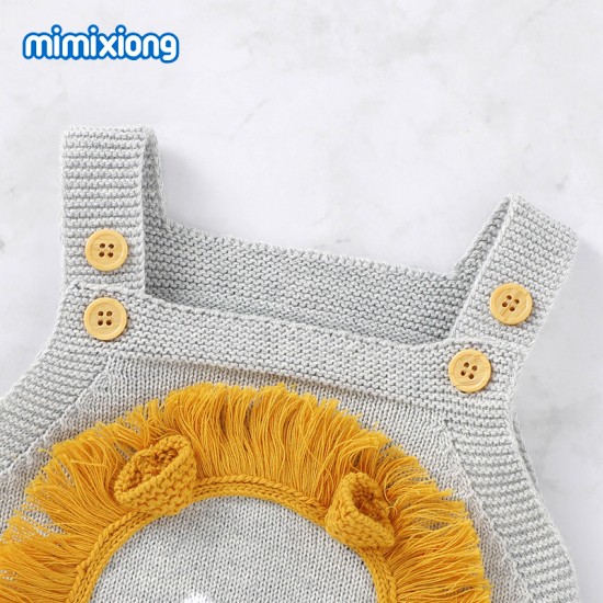 100% Cotton Baby Knitted Sleeveless Romper 82W818