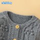 Mimixiong Baby Knitted Romper Coat Hat 3pc Clothing Set 82W823-825-826