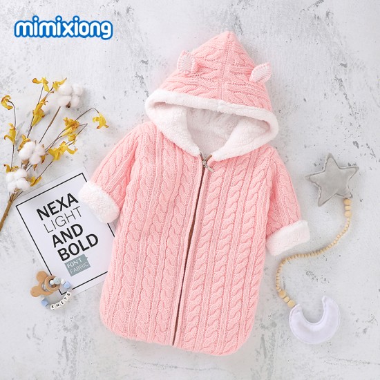 Mimixiong Baby Knitted Sleeping Bag 82W857