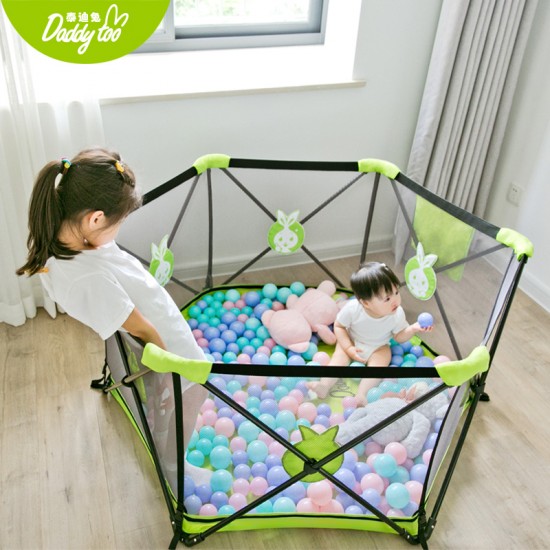 6-Panel Portable Play Yard Indoor & Outdoor 6-Panel Portable Play Yard Indoor & Outdoor