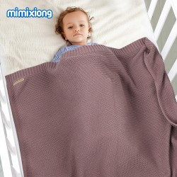 Mimixiong 100% Cotton Baby Knitted Blankets 82W625