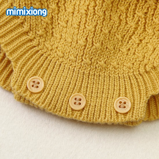 100% Cotton Baby Knitted Sleeveless Romper 82W706