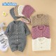 Mimixiong Baby Knitted Romper Hat 2pc Clothing Set 82W735-737