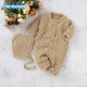 Mimixiong Baby Knitted Romper Hat 2pc Clothing Set 82W735-737
