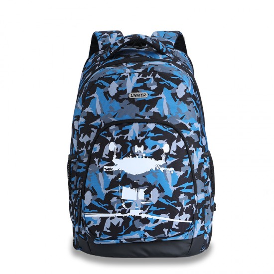Blue look the classic backpack style Blue look the classic backpack style